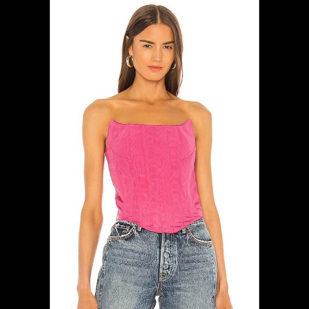 LPA Maddalena Corset in Pink from Revolve